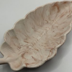 Vide poche feuille Terracotta