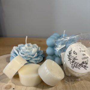 Galet parfumé en cire de soja, fabriqué à la main et parfumé avec des fragrances de Grasse